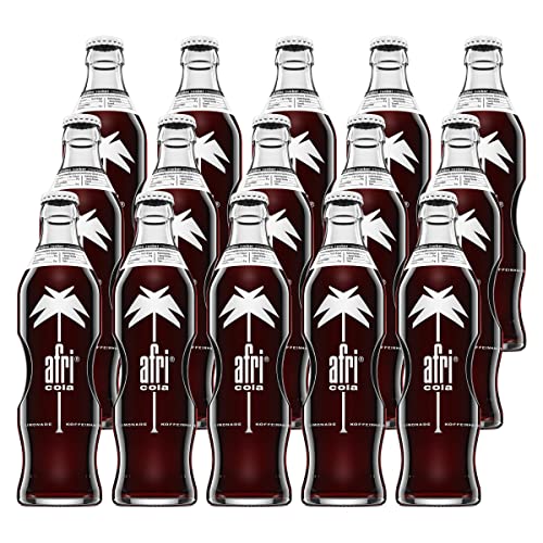 Afri Cola Limonade ohne Zucker 15 Flaschen je 0,33l von Afri