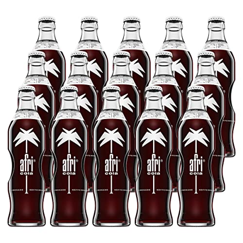 Afri Cola Limonade ohne Zucker 15 Flaschen je 0,33l incl Mehrweg Pfand von Afri