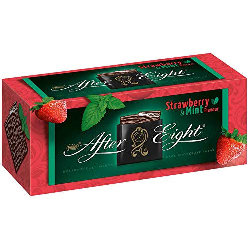 After Eight Mint Schokoladen Täfelchen MINT + STRAWBERRY FLAVOUR (200 Gramm) LIMITED EDITION von After Eight