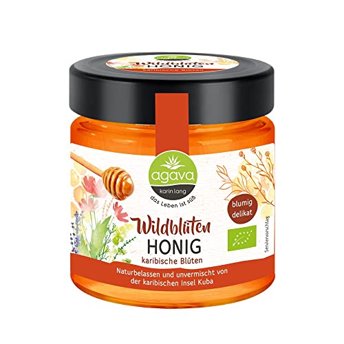 AGAVA Bio Wildblütenhonig, karibische Blüten, Glas, 500g AGAVA Bio Wildblütenhonig, karibische Blüten, Glas, 500g von Agava