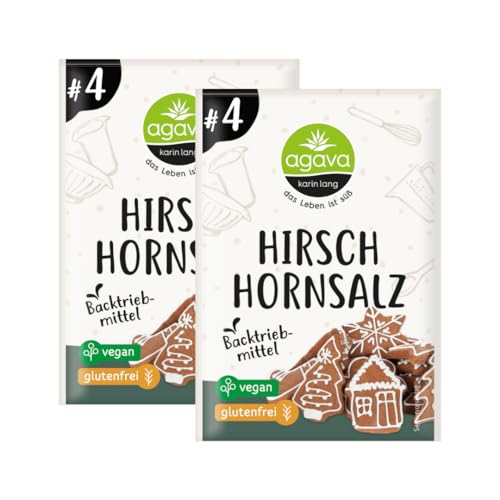 AGAVA Hirschhornsalz, 20g (2er Pack) von Agava