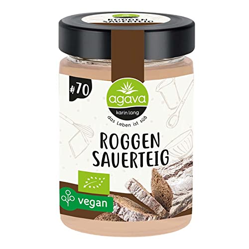 Agava Roggensauerteig, flüssig, Glas, 180g Agava Roggensauerteig, flüssig, Glas, 180g von Agava
