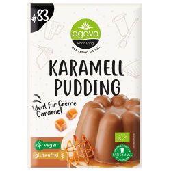 Karamell-Puddingpulver von Agava