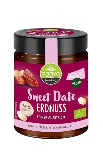 agava Sweet Date Erdnuss Aufstrich 39 % Erdnüsse 300 g agava Sweet Date Erdnuss Aufstrich 39 % Erdnüsse 300 g von Agava