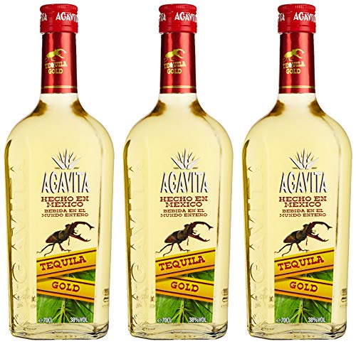 Agavita Tequila Gold 3er Pack (3 x 0.7 l) von Agavita