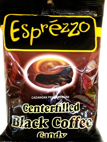 Esprézzo Kaffee Bonbons 150g mit Schwarze Kaffeecreme Füllung | Black Coffee Candy von Agel