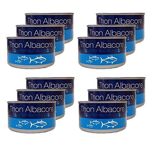 Albacore Thunfisch, natürlich, 12 Stück, 185 g von Agidra