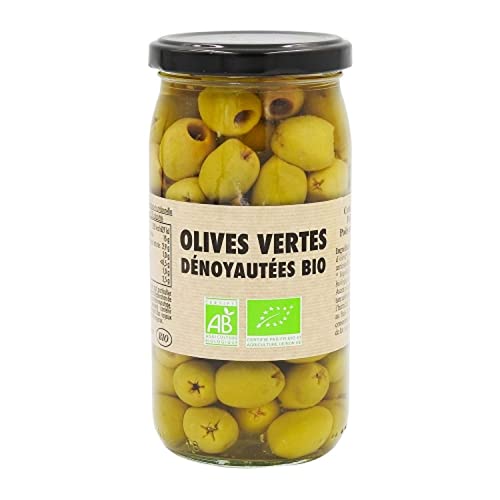 Grüner Olivgrün entkernter Bio – Topf 370 ml von Agidra