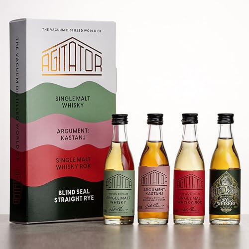 AGITATOR Whisky Probierset 4x50ml - Whisky Geschenkset Männer - Whiskey Set 44,5% - Whiskey Geschenke für Männer und Whiskyliebhaber - Whisky Tasting Set Geschenk Box AGITATOR Whisky Probierset 4x50ml - Whisky Geschenkset Männer - Whiskey Set 44,5% - Whiskey Geschenke für Männer und Whiskyliebhaber - Whisky Tasting Set Geschenk Box von Agitator