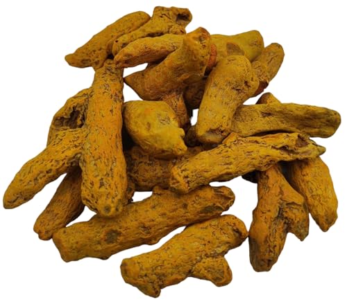 Getrocknete Kurkuma Wurzel 85g - 1,95Kg Ganzes Haldi Curcuma (220 gramm) von AgoraMarket