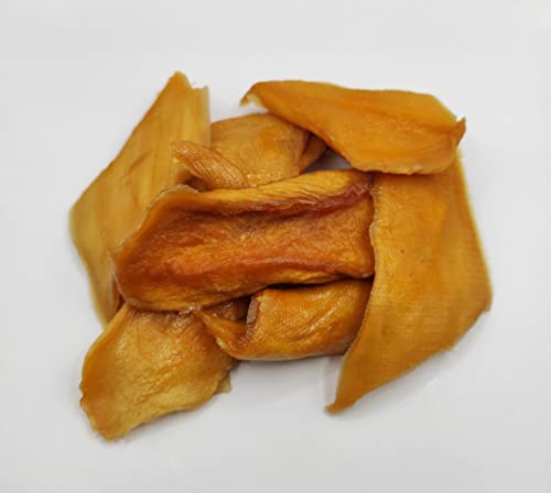 Getrocknete Natürliche Mangoscheiben 220g - 1,95Kg Klasse A Mangostreifen (460 gramm) von AgoraMarket
