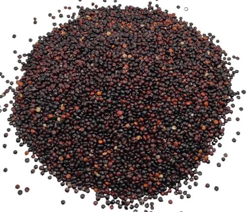 Getrocknete Schwarze Quinoasamen 85g - 1,95kg Chenopodium Quinoa (1950 gramm) von AgoraMarket