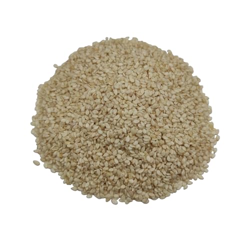 Getrocknete Weiße Sesam Samen 85g – 1,95Kg Premium Qualität Sesamum indicum (1950 gramm) von AgoraMarket