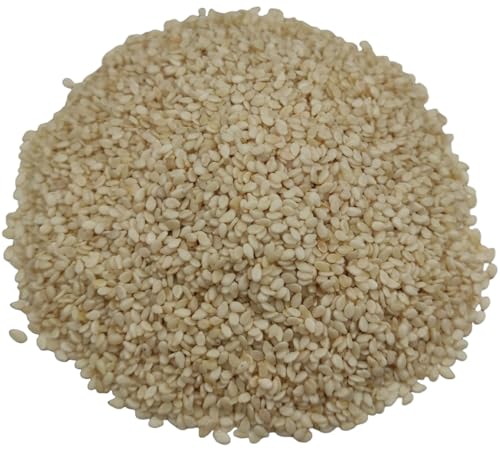 Getrocknete Weiße Sesam Samen 85g – 1,95Kg Premium Qualität Sesamum indicum (220 gramm) von AgoraMarket