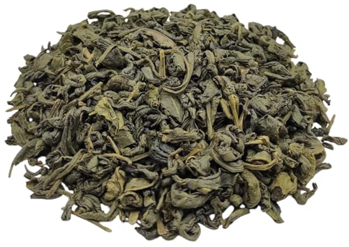 Getrockneter Gunpowder-Grüntee Blätter 85g - 1,95kg Camelia sinensis (220 gramm) von AgoraMarket