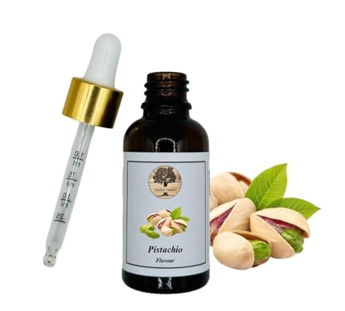 Pistazien Geschmack 10 ml – 1000 ml Premium Qualität Pistacia vera (100 ml) von AgoraMarket