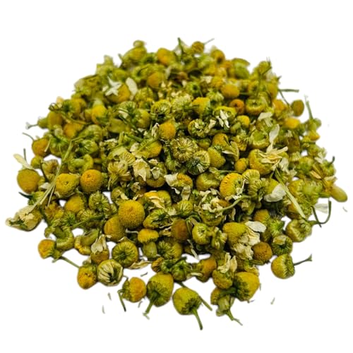Premium Getrocknete Kamillenblüten 25g – 1,95Kg Matricaria Chamomilla (950 Gramm) von AgoraMarket