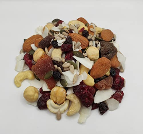 Ungesalzenes und Rohes SuperFood Mischung Protein MIx | Gesunde Nüsse & Beeren (220 gramm) von AgoraMarket