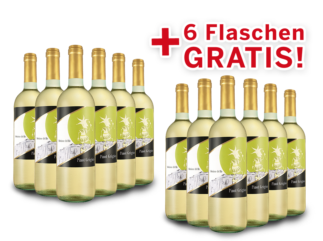 Vorteilspaket 12 für 6 Agricole Selvi Pinot Grigio Selezione del Re von Selvi