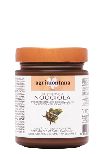 Haselnusscreme zum Verteilen von Agrimontana