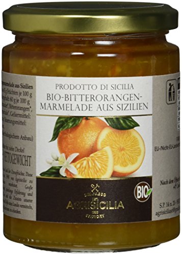 Agrisicilia Sizilianische Bitterorangen-Marmelade, 6er Pack (6 x 360 g) von Agrisicilia