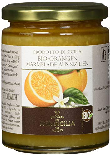 Agrisicilia Sizilianische Orangen-Marmelade, 3er Pack (3 x 360 g) von Agrisicilia
