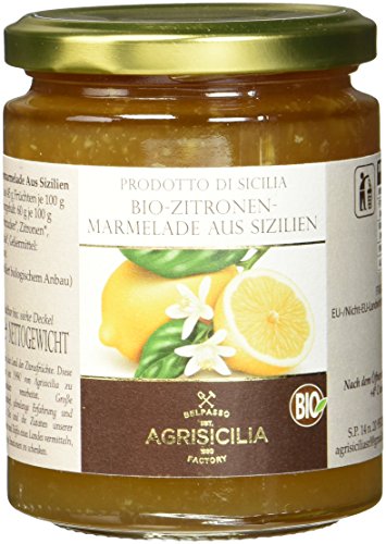 Agrisicilia Sizilianische Zitronen-Marmelade, 6er Pack (6 x 360 g) von Agrisicilia