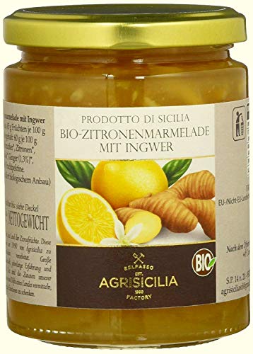 Agrisicilia Zitronen-Marmelade mit Ingwer bio (1 x 360 g) von Agrisicilia