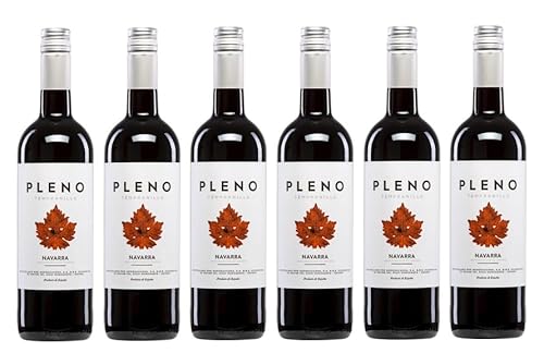6x 0,75l - 2022er - Pleno - Tempranillo - Navarra D.O.P. - Spanien - Rotwein trocken 6x 0,75l - 2022er - Pleno - Tempranillo - Navarra D.O.P. - Spanien - Rotwein trocken von Agronavarra - Pleno