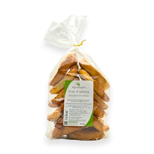 AGROPUGLIA - Frise aus Hartweizengrieß, 400g - Knusprig und Aromatisch, Perfekt für mediterrane Rezepte AGROPUGLIA - Frise aus Hartweizengrieß, 400g - Knusprig und Aromatisch, Perfekt für mediterrane Rezepte von Agropuglia