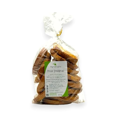 AGROPUGLIA ? Vollkorn-Frise, 400g ? Knusprig und Natürlich, Perfekt für eine gesunde und traditionelle Mahlzeit AGROPUGLIA ? Vollkorn-Frise, 400g ? Knusprig und Natürlich, Perfekt für eine gesunde und traditionelle Mahlzeit von Agropuglia