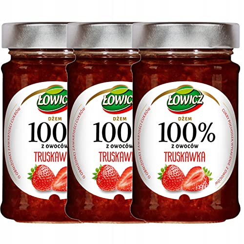 Lowicz Erdbeerkonfitüre Extra aus 100% Frucht von Agros-Nova