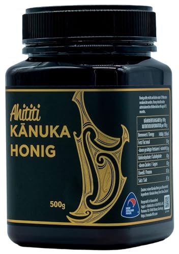 Ahititi Kanuka-Honig aus Neuseeland, 500 g reines, versiegeltes Glas ohne jegliche Zusatzstoffe oder Zucker, direkt importiert, MPI-registrierte höchste Qualität. Vegetarier. Ahititi Kanuka-Honig aus Neuseeland, 500 g reines, versiegeltes Glas ohne jegliche Zusatzstoffe oder Zucker, direkt importiert, MPI-registrierte höchste Qualität. Vegetarier. von Ahititi