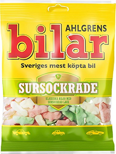 Ahlgrens Bilar Sursockrade - Sauer Weichen Zäh Marshmallow Autos (100 G) von Ahlgrens Bilar