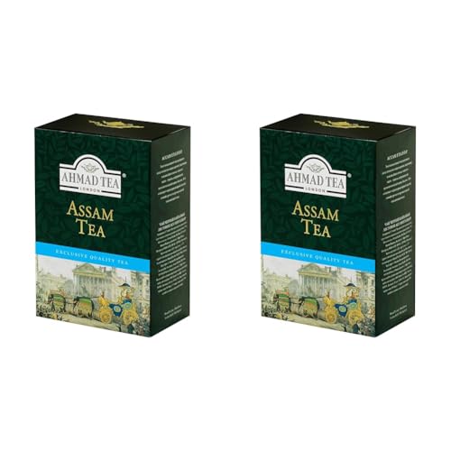 Ahmad Tea - Assam - Indischer Assam Tee - Schwarztee mit malzigem Geschmack - Lose - 250g (Packung mit 2) von Ahmad Tea