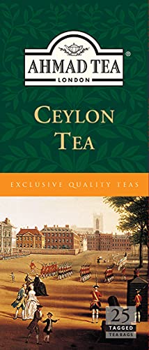 Ahmad Tea Ceylon - Schwarzer Tee - 25 Teebeutel mit Band/Tagged á 2g, 50 g von Ahmad Tea