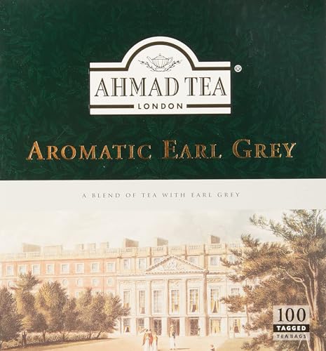 Ahmad Tea- Earl Grey Aromatic 100 St. Schwarzer Beutel-Tee á 2 Gramm mit Band von Ahmad Tea