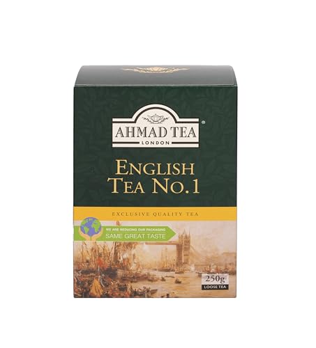 Ahmad Tea - English Tea No. 1 - Schwarztee-Mischung aus English Breakfast und Earl Grey mit Bergamotte - Lose - 250g von Ahmad Tea