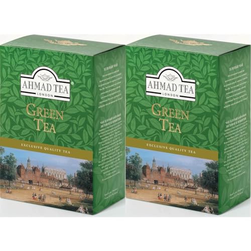 Ahmad Tea - Green Tea - Grüntee aus chinesischem Chun Mee Teeblättern und Spitzen - Lose - 250g (Packung mit 2) von Ahmad Tea