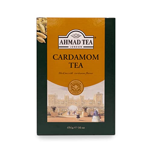 Ahmad Tea, Cardamom Tea, 500g loser Tee mit Kardamom-Geschmack, Schwarzer Tee von Ahmad Tea