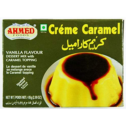 Ahmed Food Jelly Crystal Creme vegetarische Halal-Aroma, Karamell, 80 g Ahmed Food Jelly Crystal Creme vegetarische Halal-Aroma, Karamell, 80 g von Ahmed