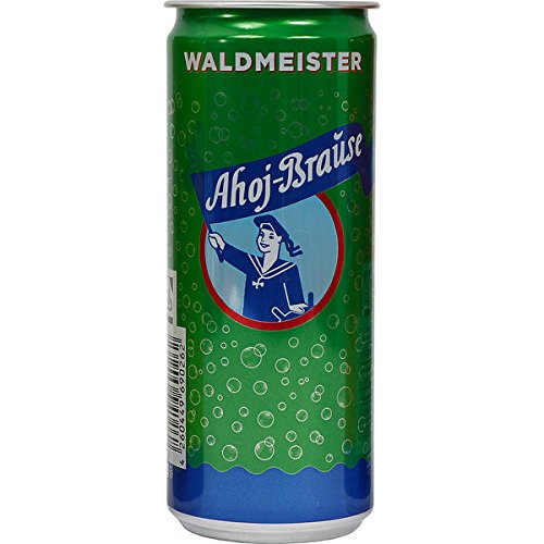Ahoj Brause Waldmeister Erfrischungsgetränk, 12er Pack, (12 x 250 ml) von Frigeo Ahoj-Brause
