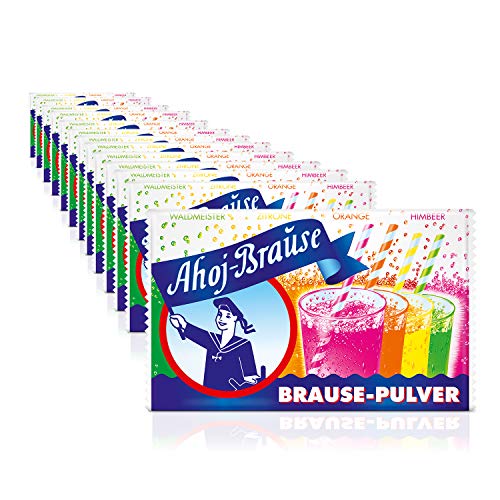 Frigeo Ahoj-Brause Brause-Pulver 4-fach sortiert, 14-er Pack (14 x 58 g) von Frigeo Ahoj-Brause