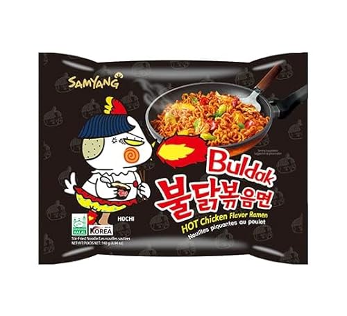 Super Angebot! 80x140g Samyang Hot Chicken Ramen Nudeln Koreanische scharfe Instantnudeln… von AiMi Asia Box