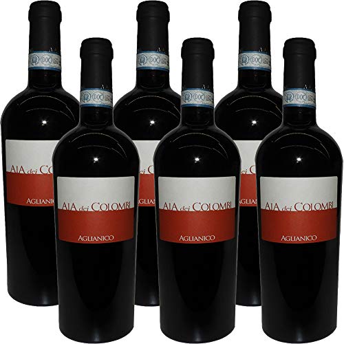 Aglianico DOC Sannio Aia Dei Colombi | Confezione da 6 Bottiglie da 75Cl | Packaging Esclusivo | Aglianico del Beneventano | Vino Campano | Idea Regalo Aglianico DOC Sannio Aia Dei Colombi | Confezione da 6 Bottiglie da 75Cl | Packaging Esclusivo | Aglianico del Beneventano | Vino Campano | Idea Regalo von Aia Dei Colombi