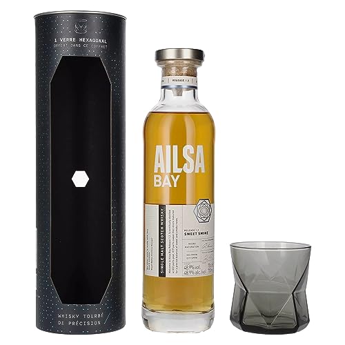 Ailsa Bay SWEET SMOKE Single Malt Scotch Whisky Release 1.2 48,9% Vol. 0,7l in Geschenkbox mit Glas von Ailsa Bay