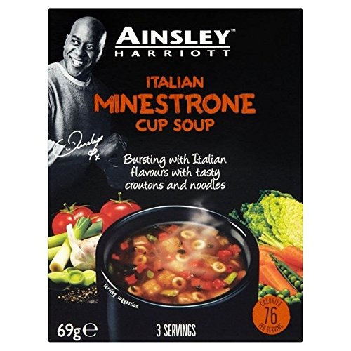Ainsley Harriot Minestrone Tasse Suppe 69G - Packung mit 2 Ainsley Harriot Minestrone Tasse Suppe 69G - Packung mit 2 von Ainsley Harriott