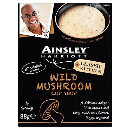 Ainsley Harriott Cup Suppe Wunderbar Wild Mushroom (3 pro Packung - 75 g) - Packung mit 2 von Ainsley Harriott