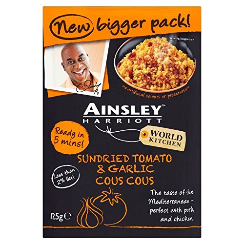 Ainsley Harriott getrockneten Tomaten & Knoblauch Cous Cous (125g) - Packung mit 2 von Ainsley Harriott