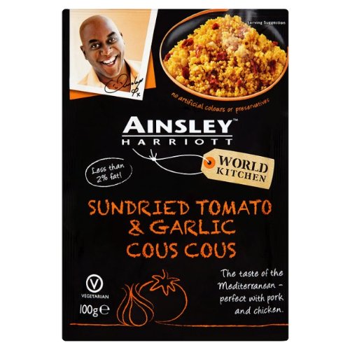 Ainsley Harriott Sundried Tomaten- und Knoblauch-Cous, 6 x 100 g von Ainsley Harriott